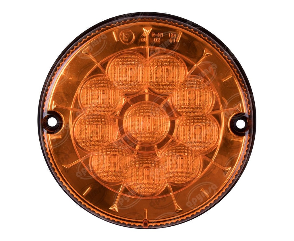 PLAFON LEDS MICA AMBAR TRASERO 10 LEDS 24V INTERMITENTE IAM 57 85 123 908