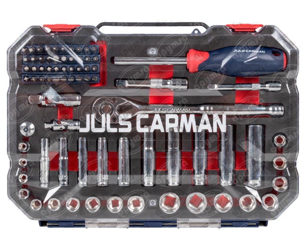 JUEGO DE HERRAMIENTA SET DE DADOS 3/8 CON 75 PZAS JULS CARMAN W003085WE