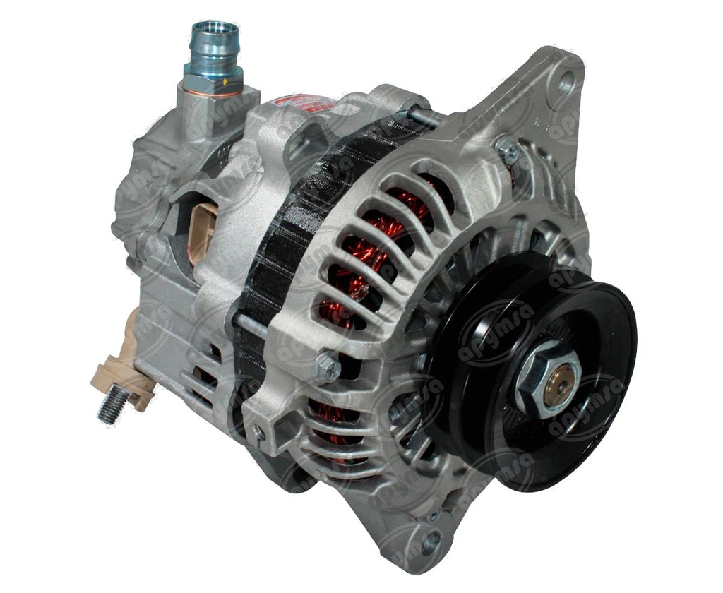ALTERNADOR HYUNDAI STAREX H1 H100 2.5L D4CB D4BH D4BF DIESEL MANDO IR/IF 12V 75A CON BOMBA DE VACIO 37300-42711