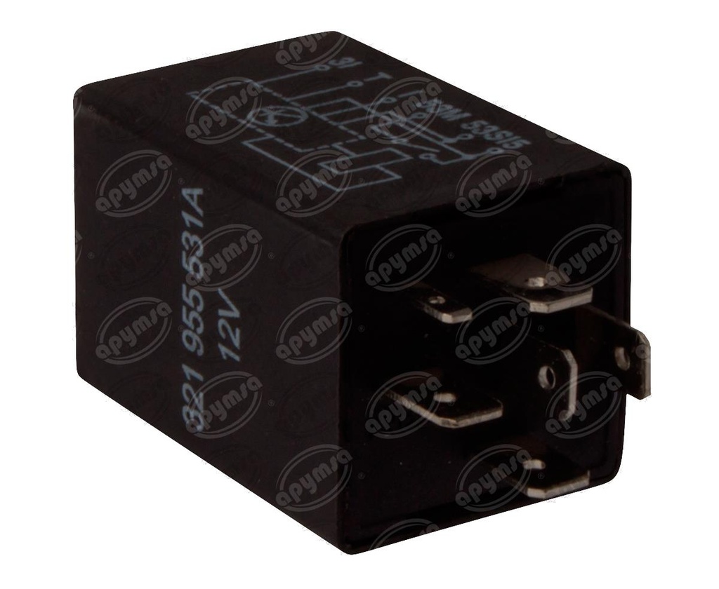 RELAY LIMPIAPARABRISAS 6TERMINALES VW 19 SAAB CON INTERVALOS IMPORTADO RY-203