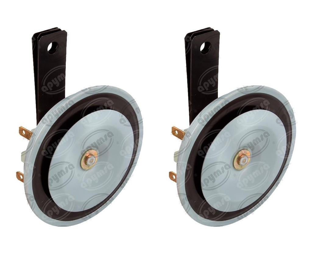 BOCINA ELECTRICA PLATO 24V 2PZ IMPORTADO 0568701