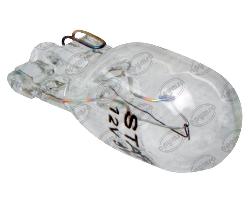 BOMBILLA INCANDESCENTE 158  T10  TRANSPARENTE 12V 5W 1 POLOS 1PZ TIPO PELLIZCO AUDI CHEV NISSAN PONTIAC STAR 158 4090
