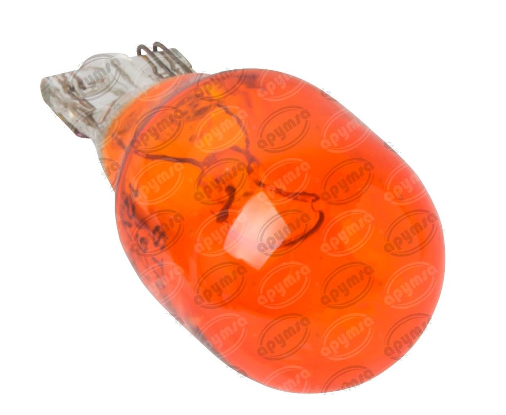 BOMBILLA INCANDESCENTE 921 T20  AMBAR 12V 21W 1 POLOS 1PZ TIPO PELLIZCO GRANDE CHRYSLER STAR 921 A