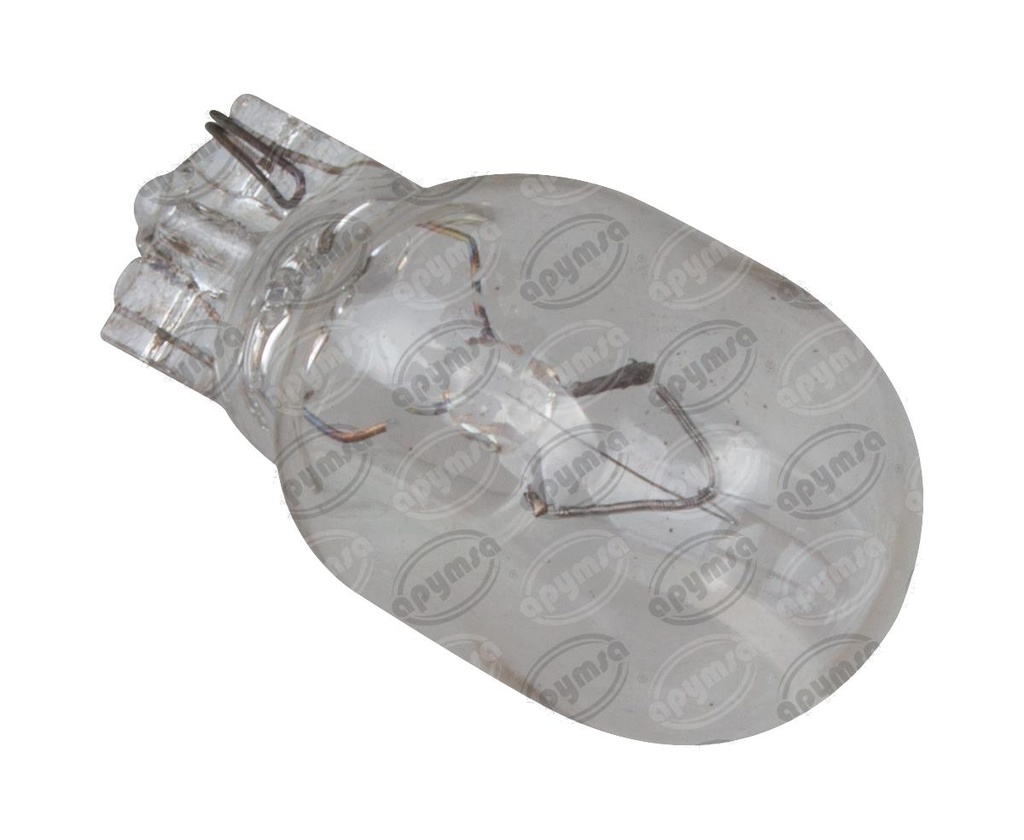 BOMBILLA INCANDESCENTE 921 TRANSPARENTE 24V 21W 1 POLOS 1PZ TIPO PELLIZCO GRANDE STAR 921 24V