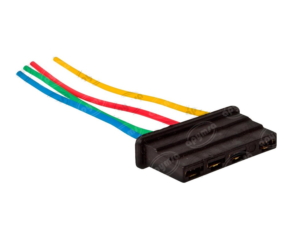 CONECTOR REGULADOR FORD 1G 4TERMINALES FORD NACIONAL ELVAC 46-2809