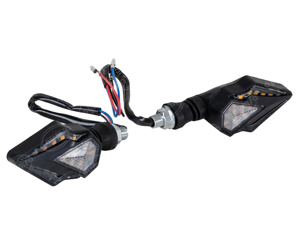 DIRECCIONAL LED MOTOCICLETA AMARILLO 12V (JGO2PZA) (HAE)