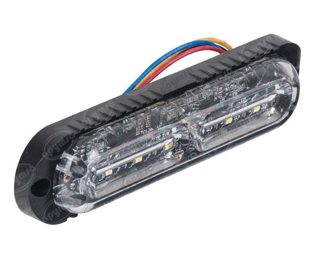 LUZ ESTROBO MINI 12V-24V BLANCO IMPORTADO LPF6-WHITE  (HAE)