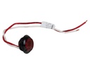 LUZ POSICION MICA ROJA ROJO 12V 3/4" PLANO TRAKTOLAMP 8061 (HAE)
