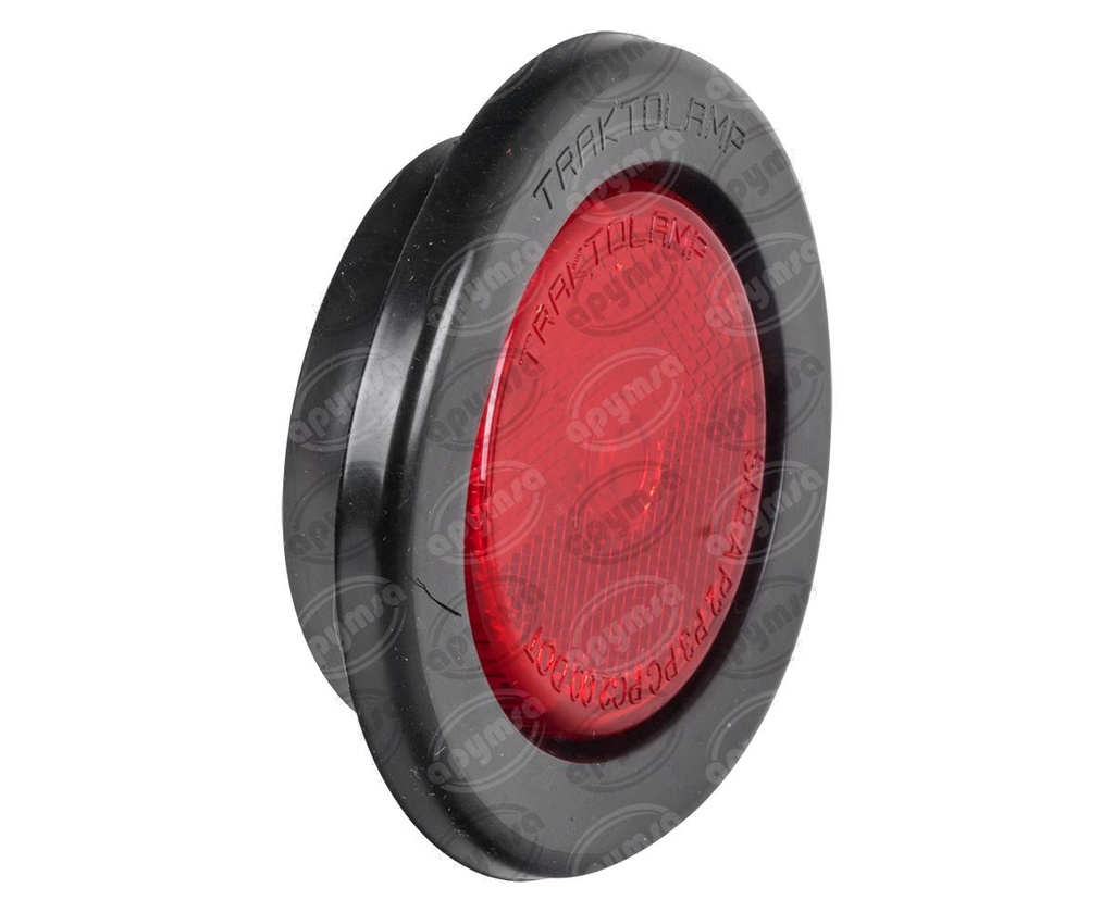 PLAFON SELLADO MICA ROJA 2 1/2" UNIVERSAL TRAKTOLAMP 2240-1