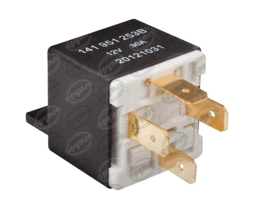 [GT3363400] RELAY CLAXON 30A 4TERMINALES 53 VW BORA BEETLE JETTA GOLF Y PASSAT 81-09 WEISCHLER RY-341