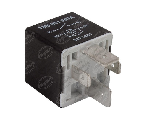 [GT3371401] RELAY MOTOVENTILADOR 70A 4TERMINALES VW A4 BEETLE POLO LUPO SEAT IBIZA (100) WEISCHLER 7M0 951 253A