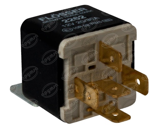 [GT1458200] RELAY UNIVERSAL   12V 20A - 30A 5TERMINALES FORD CHRYSLER CHEVROLET JEEP FLOSSER 2262