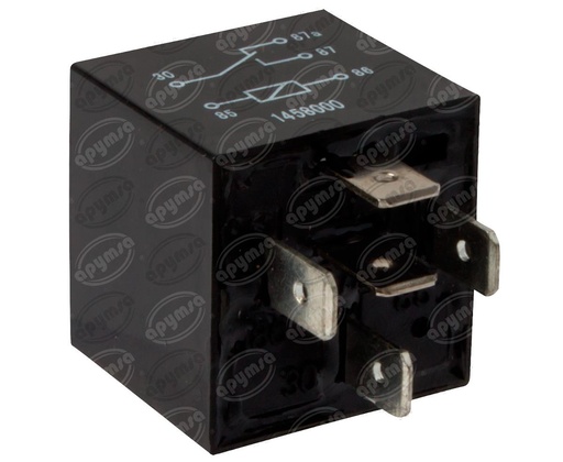 [GT1458000] RELAY UNIVERSAL 87A 12V 30A - 40A 5  NORMAL CERRADO TERMINALES WEISCHLER RY-30 0332209150