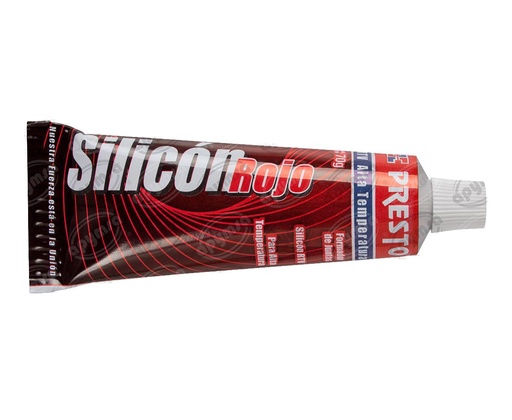 [GT3639005] SILICON SELLADOR  ROJO  EN BLISTER PRESTO 70 GR