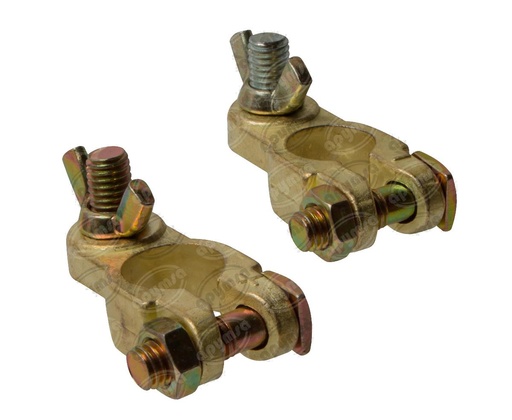 [GT4083003] TERMINAL DE BATERIA MARIPOSA ZINC BLISTER 2 PIEZAS REIDEN TER AJU 2
