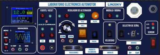 [GTLIN20KV] Laboratorio Electrónico Automotor (Banco de Prueba) LIN20KV