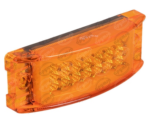 [GT1780009] PLAFON LEDS AMBAR POSICION LATERAL 2.2" LEDS 12 24V GEL + FLASH STAR 1780009