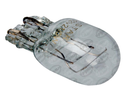 [GT1946400] BOMBILLA INCANDESCENTE T20 7443 TRANSPARENTE 12V 21-5W 2 POLOS 1PZ TIPO PELLIZCO STAR 7443