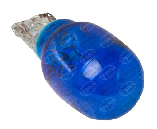 [GT1982200] BOMBILLA INCANDESCENTE 921 AZUL 12V 21W 1 POLOS 1PZ TIPO PELLIZCO GRANDE CHRYSLER STAR 921 AZ