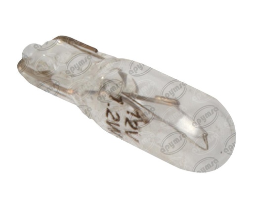 [GT2024000] BOMBILLA INCANDESCENTE 73 TRANSPARENTE 12V 3W 1 POLOS 1PZ TIPO PELLIZCO MINI STAR TABLERO 73