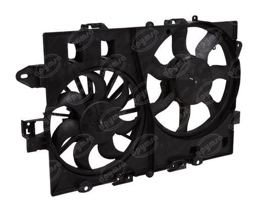 [GT4364513] MOTOVENTILADOR RADIADOR Y AIRE ACONDICIONADO CHEVROLET EQUINOX V6 3.4L 05-08 CARFAN MV 19130231 (HAE)