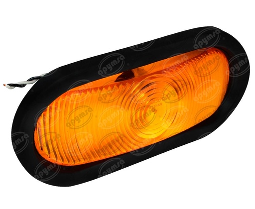 [GT2974200] PLAFON BOMBILLA CAMBIABLE MICA AMBAR POSICION LATERAL TIPO SELLADO UNIVERSAL PLASTICOS RECORD 995 
