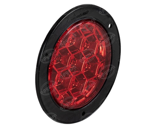 [GT2975213] PLAFON LEDS ROJO TRASERO MICA ROJA 4" 7 LEDS 12V SELLADO TIPO PANAL ATORNILLABLE TECNOLAMP 761