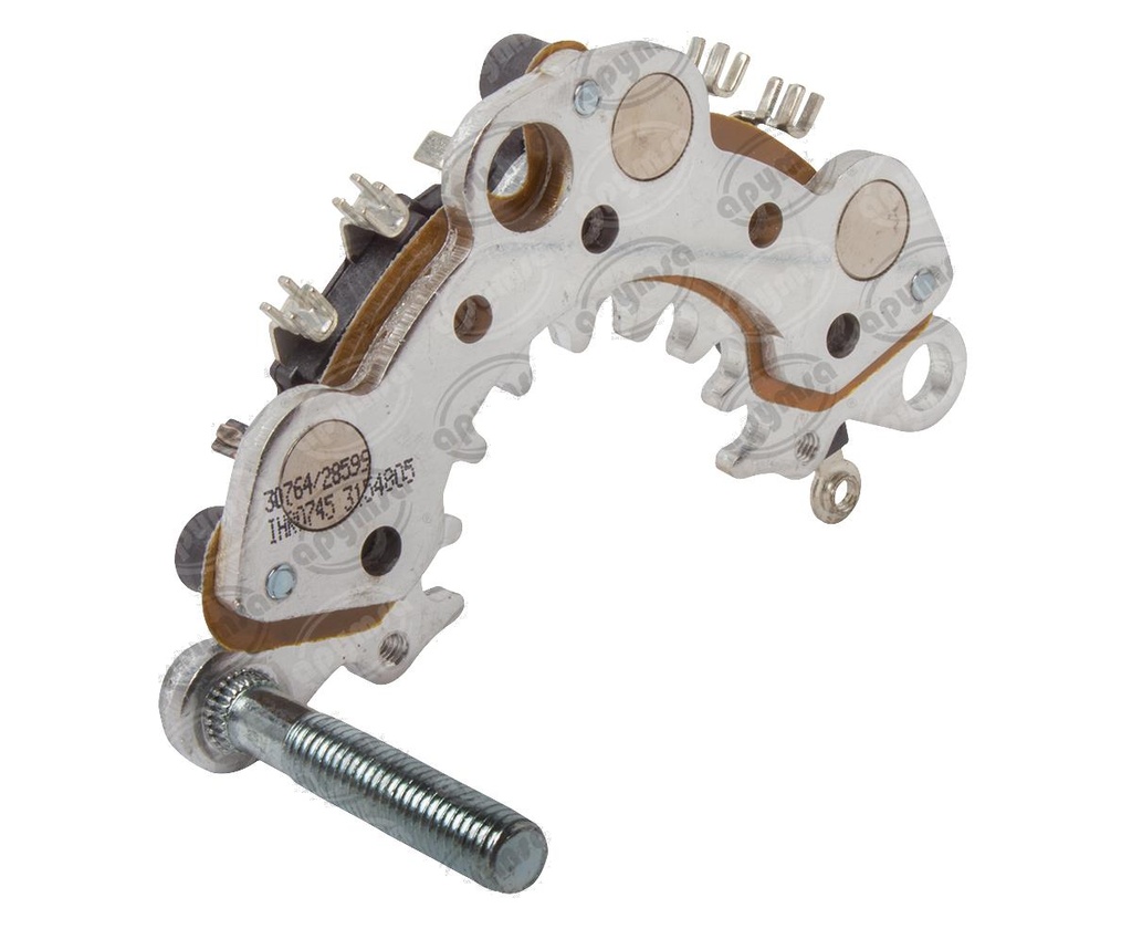 RECTIFICADOR DE CORRIENTE ALTERNADOR HITACHI IR/IF 12V 70 80A 114MM REWARD IHR745