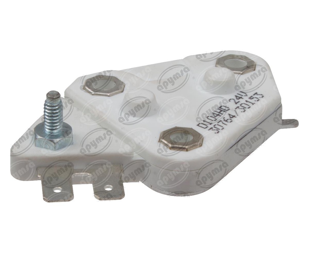 REGULADOR ALTERNADOR DELCO 10SI, 20SI, 21SI, 22SI, 26SI, 27SI, 29SI, 30SI, 33 24V CON BORNE REWARD D104HD VR-206