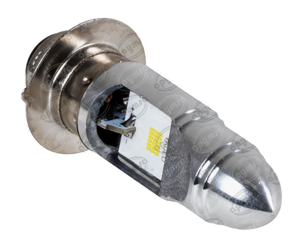 BOMBILLA LED MOTOCICLETA   P15D H/L, GLOW, 6500K, AC/DC 8V-80V IMPORTADO P15D-ZD-AC  (HAE)