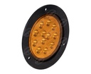 PLAFON LED ATORNILLABLE 4"AMBAR 12 LEDS 12-24V 110MM TRASERO QBH STAR 1780025