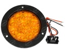 PLAFON LED ATORNILLABLE 4" MICA AMBAR TRASERO 10 LEDS 10/30V 1PZ SELLADO UNIVERSAL QBH STAR 8002A