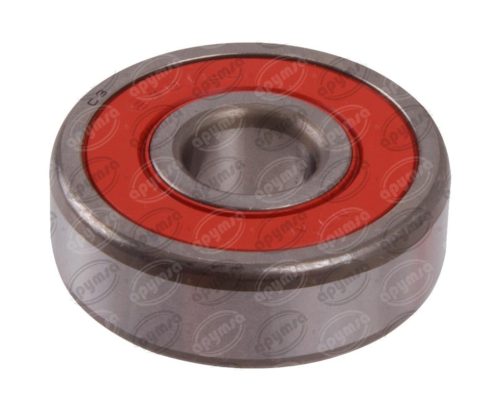 COJINETE STARTER DELCO, MITSUBISHI 39MT, PLGR, OSGR 6301 SELLO HULE PARA ARMADURA LADO COLECTOR NTN 6301-2RS  (INO)