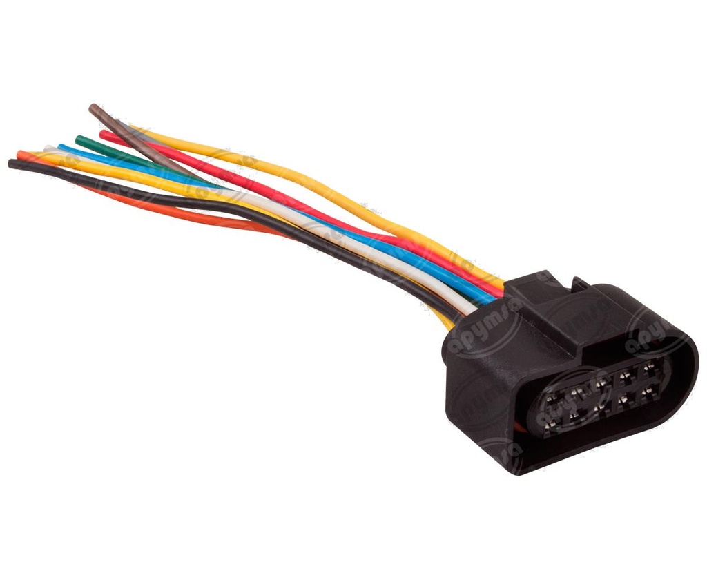 CONECTOR UNIDAD 10TERMINALES VW BORA JETTA A4 A5 SEAT AUDI NACIONAL 1635500  (INO)