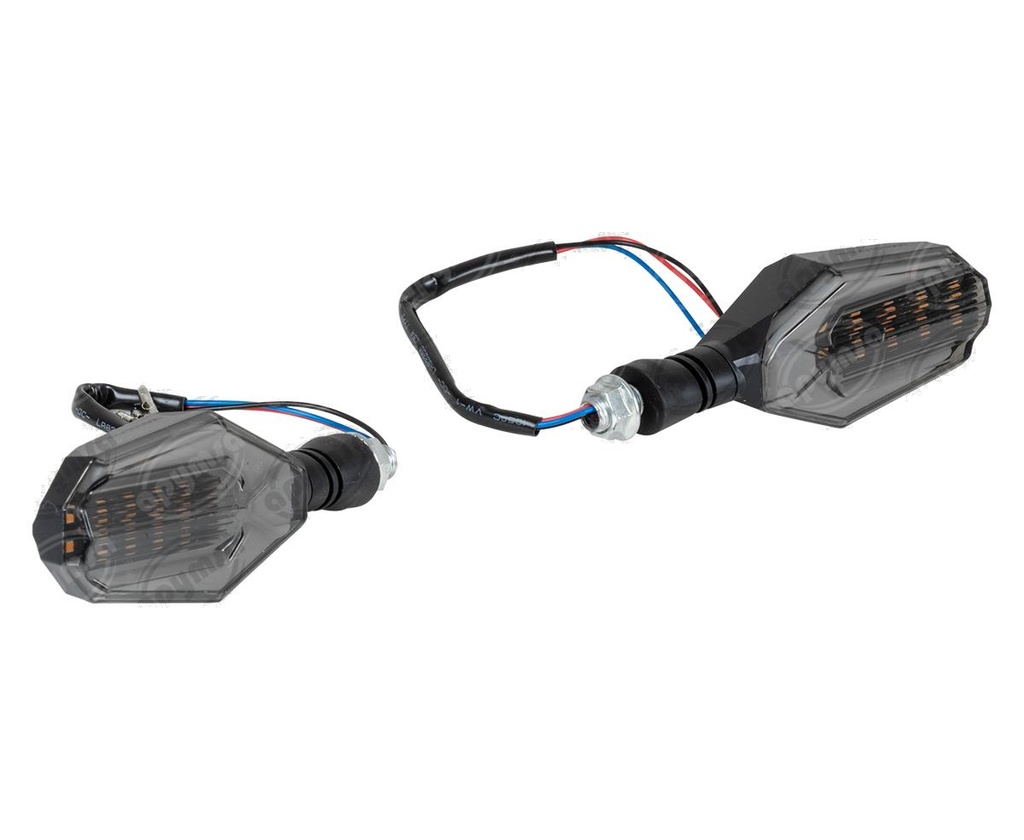 DIRECCIONAL LED MOTOCICLETA AMARILLO 12V (JUEGO 2 PZAS)   (HAE)