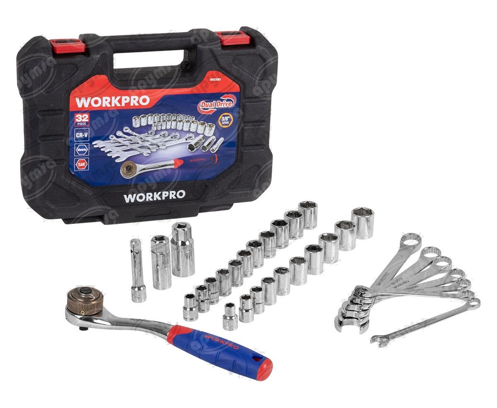 KIT DE HERRAMIENTA PROFESIONALES WORKPRO 32 PC