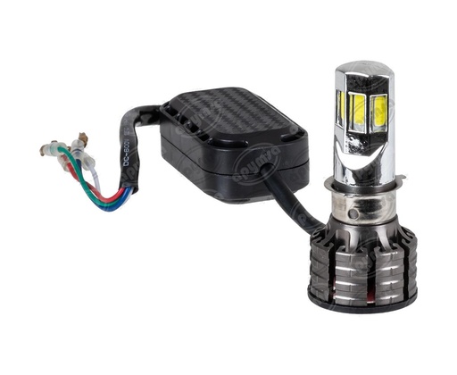 [GT5921380] BOMBILLA LED COB MOTOCICLETA   H4 H/L, DESTELLO, VENTILADOR, DC8-80V IMPORTADO M06E  (HAE)