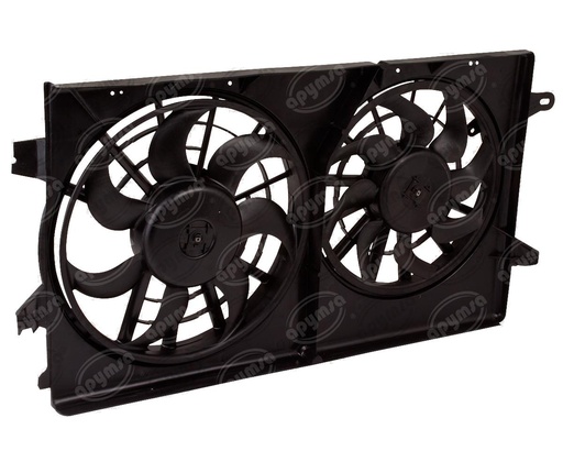 [GT4366301] MOTOVENTILADOR RADIADOR Y AIRE ACONDICIONADO TOLVA DOBLE FORD WINDSTAR CARFAN MV 75210  (HAE)