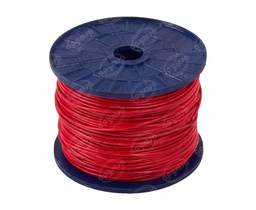 [GT0918010] CABLE INSTALACION ROJO # 16 200M PLASTICO EN CARRETE 16-200  (INO)
