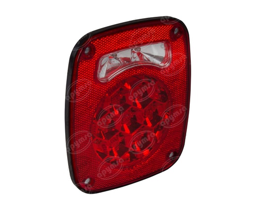 [GT0995100] CALAVERA AUTOMOTRIZ BICOLOR CUADRADA JEEP UNIVERSAL TECNOLAMP 718  (INO)