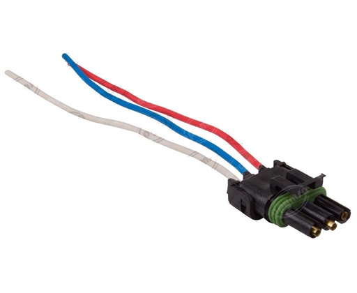 [GT1453310] CONECTOR SENSOR MAP Y OXIGENO 3TERMINALES HEMBRA CONECTOR MACHO NEGRO CHEVROLET NACIONAL S-564  (HAE)