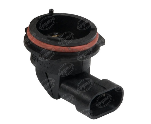 [GT3791602] CONECTOR SOQUET FARO PRINCIPAL H7,GOL,SAVEIRO ( NEGRO ) ESCUADRA NACIONAL 3791602  (HAE)