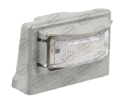 [GT2692002] LUZ CORTESIA LED PLACA SOPORTE GRIS  (HAE)