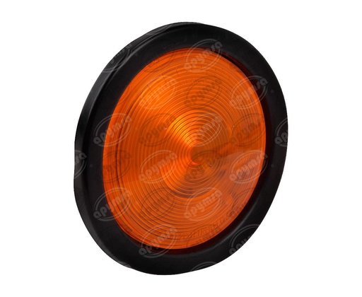 [GT2972905] PLAFON SELLADO EMPOTRABLE MICA 4" AMBAR INCANDESCENTE TRASERO  UNIVERSAL NACIONAL 1003-1